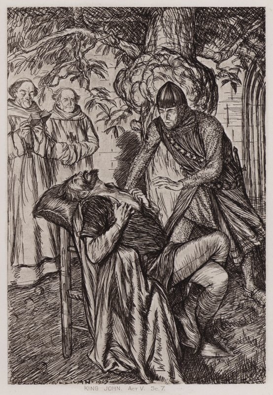 The Life and Death of King John, Act V, Scene 7 by Edmund Joseph Sullivan