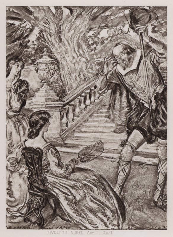 Twelfth Night; or, What You Will, Act III, Scene 4 by Edmund Joseph Sullivan