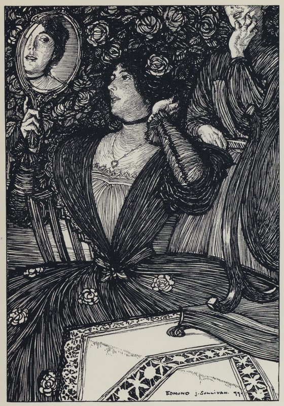 Illustration for A Dream of Fair Women and Other Poems by Edmund Joseph after Sullivan