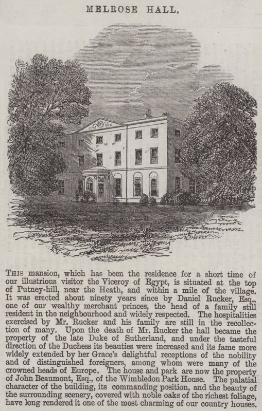Melrose Hall by Edmund Morison Wimperis