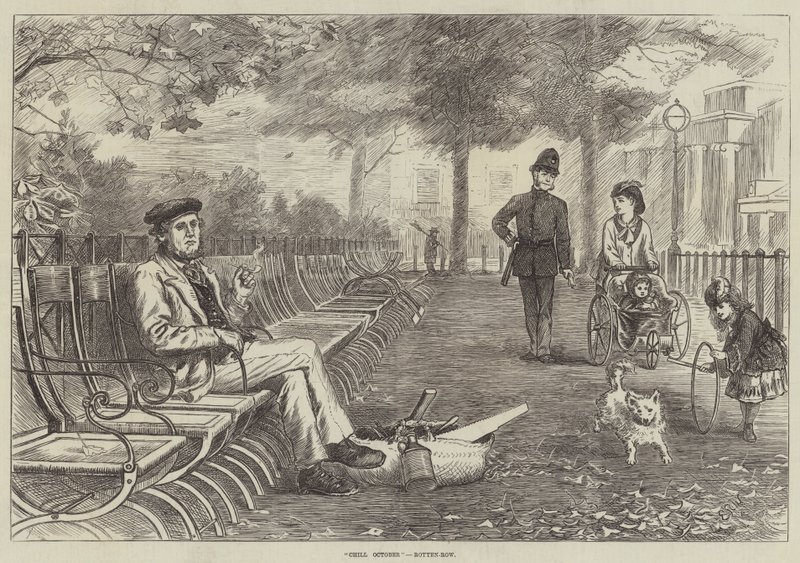 Chill October, Rotten-Row by Edmund Richard White