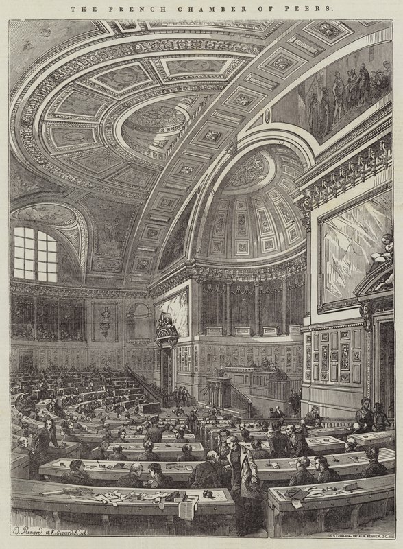 The French Chamber of Peers by Edouard Renard
