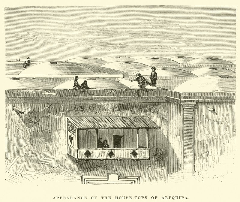 Appearance of the House-Tops of Arequipa by Edouard Riou