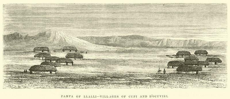 Pampa of Llalli, villages of Cupi and d