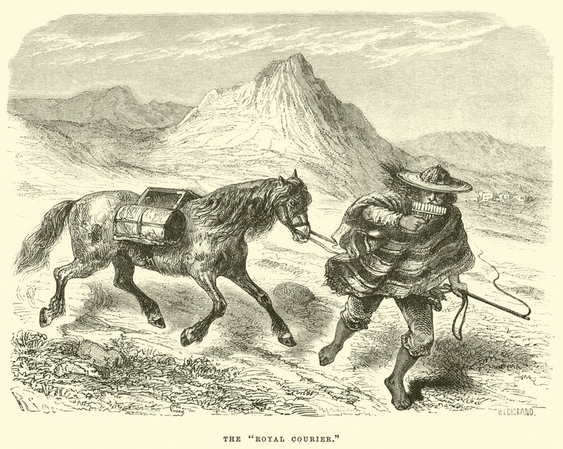 The Royal Courier by Edouard Riou