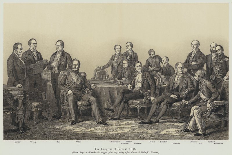The Congress of Paris by Edouard Louis Dubufe
