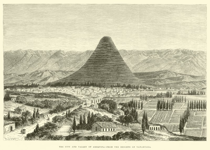 The city and Valley of Arequipa, from the Heights of Yanahuara by Edouard Riou