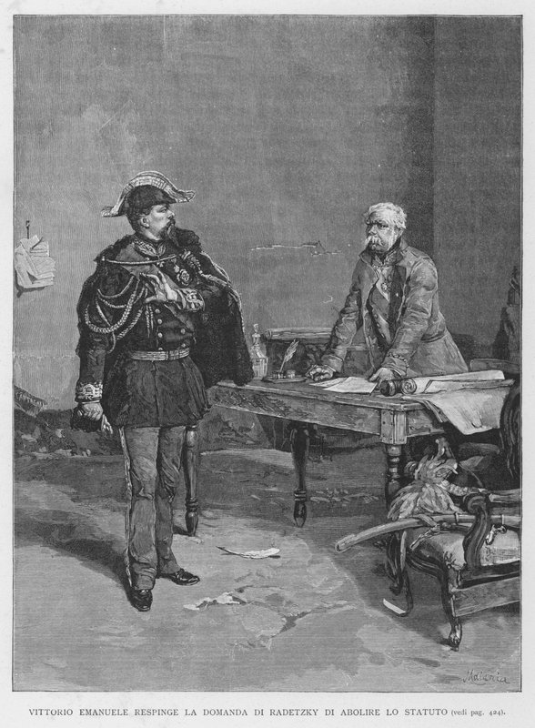 Vittorio Emanuele Rejects Radetzky
