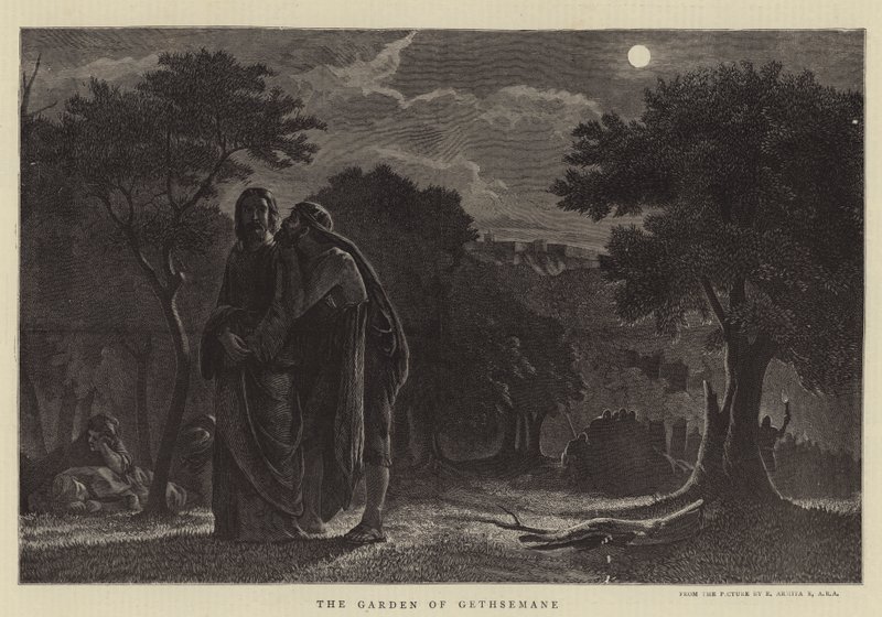 The Garden of Gethsemane by Edward A. Armitage