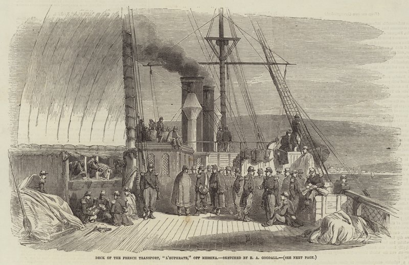 Deck of the French Transport, L