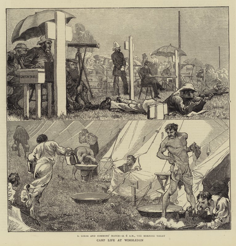 Camp Life at Wimbledon by Edward John Gregory