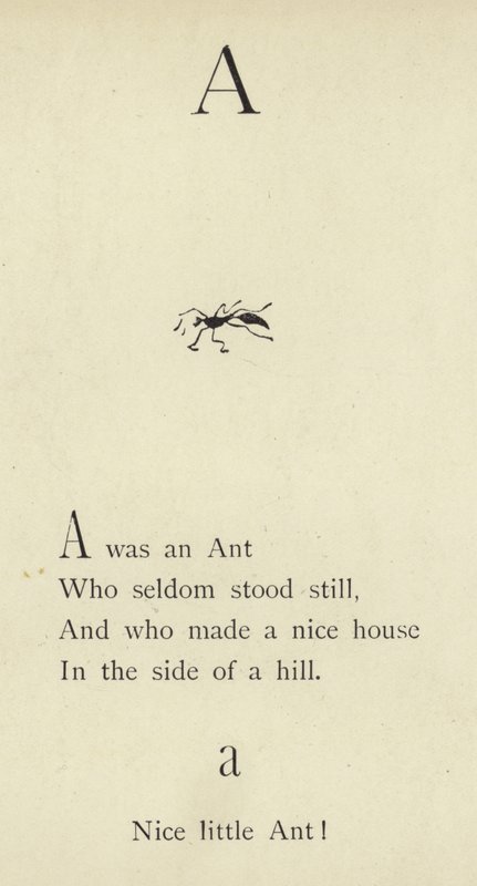 The Letter A by Edward Lear