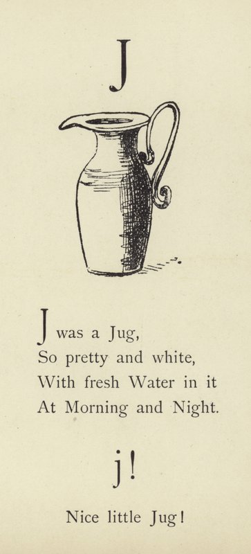 The letter J by Edward Lear