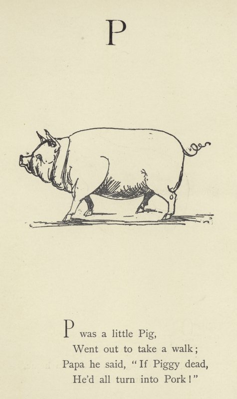 The Letter P by Edward Lear