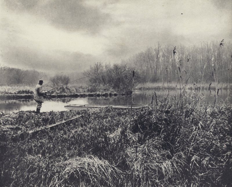 A January Evening on the Test by Edward Alfred Barton