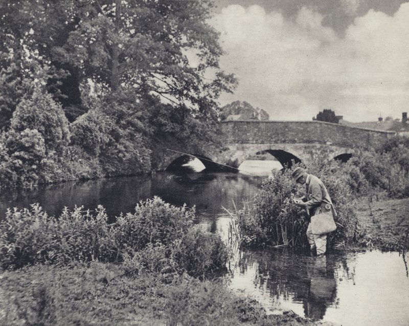 Above the Town Bridge, Stockbridge by Edward Alfred Barton