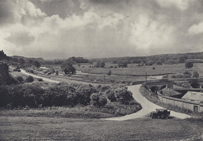 The Test Valley from Chilbolton Down by Edward Alfred Barton