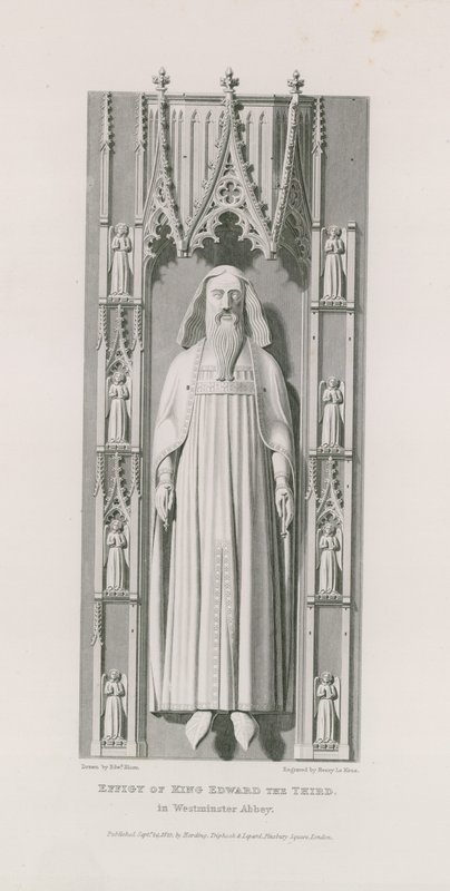 Effigy of King Edward the Third by Edward Blore