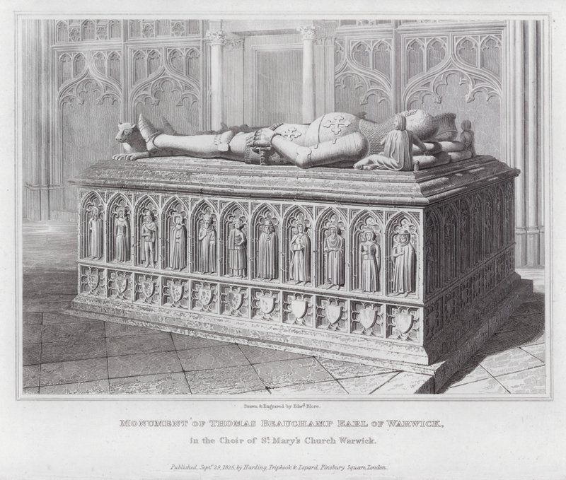 Monument of Thomas Beauchamp Earl of Warwick, in the Choir of St Mary