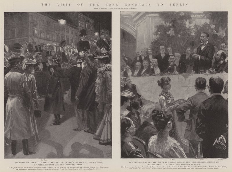 The Visit of the Boer Generals to Berlin by Edward Cucuel