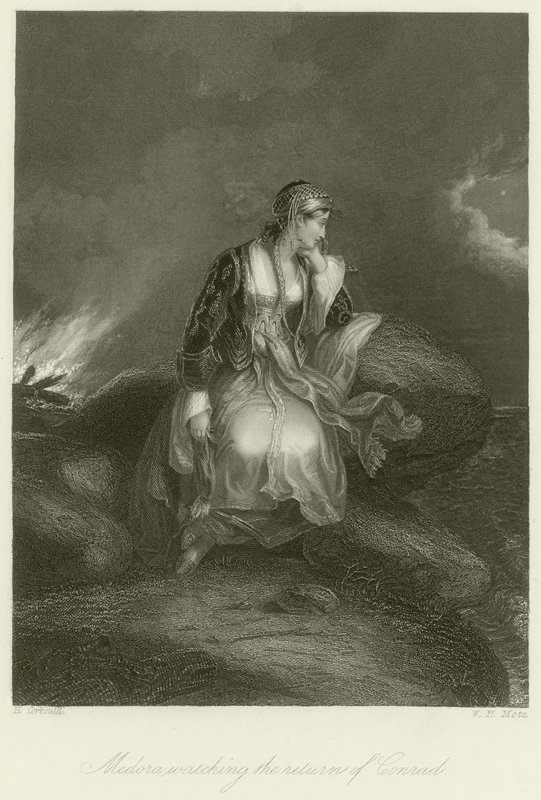 Medora Watching the Return of Conrad by Edward Henry Corbould