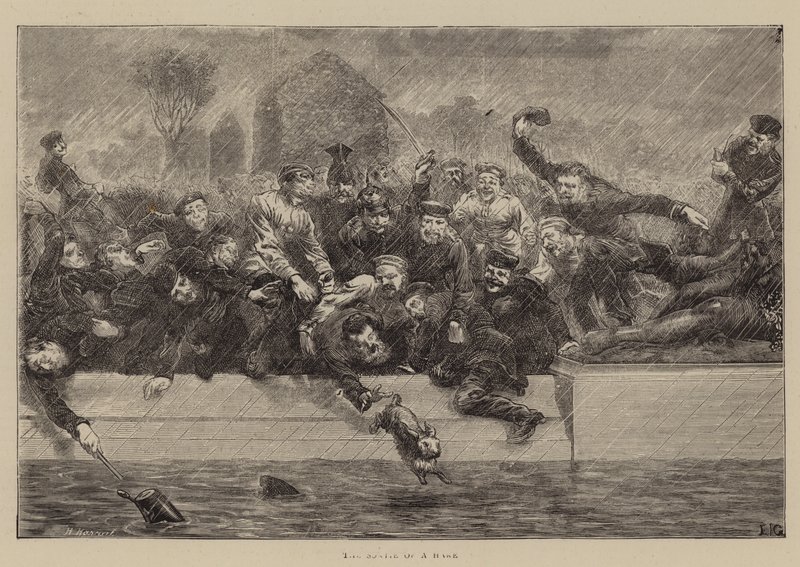 The Sortie of a Hare by Edward John Gregory