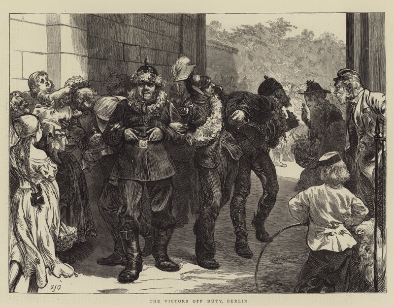 The Victors Off Duty, Berlin by Edward John Gregory