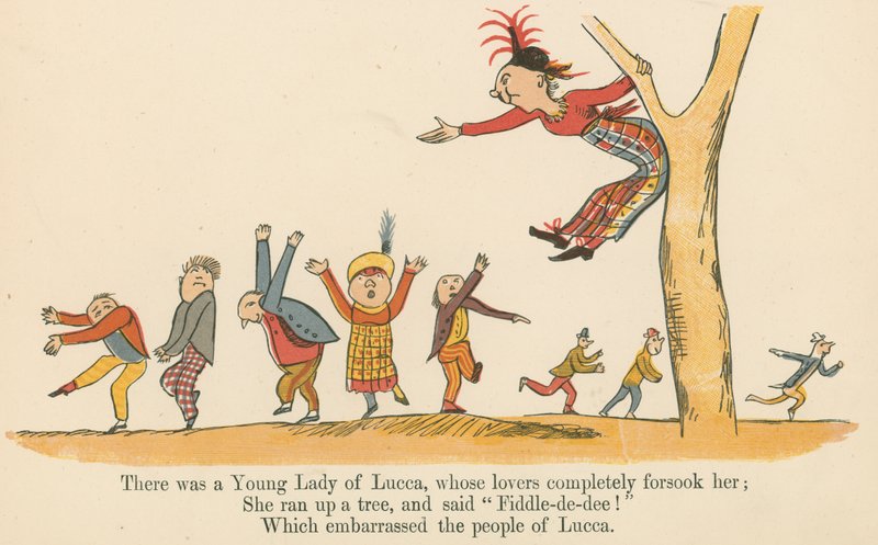 There Was a Young Lady of Lucca, Whose Lovers Completely Forsook Her, from 