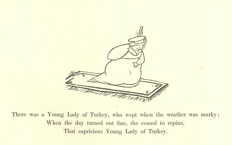 There Was a Young Lady of Turkey, Who Wept When the Weather Was Murky by Edward Lear