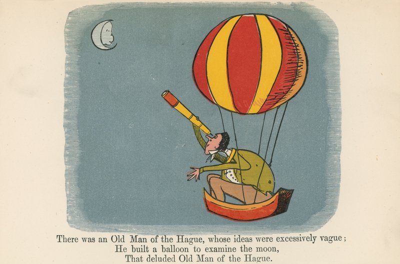 There was an Old Man of the Hague, whose ideas were excessively vague, from 