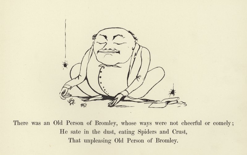 There was an Old Person of Bromley, whose ways were not cheerful or comely by Edward Lear