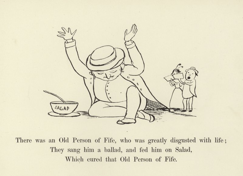 There was an Old Person of Fife, who was greatly disgusted with life by Edward Lear