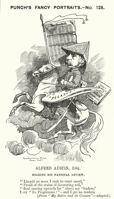 Alfred Austin, English poet and editor of the National Review by Edward Linley (after) Sambourne