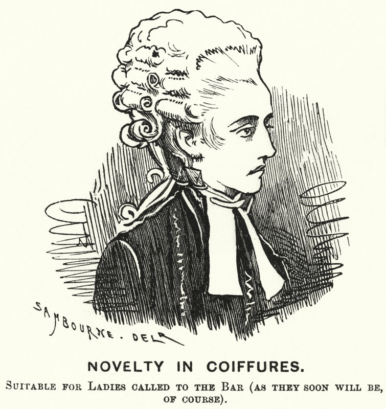 Novelty in Coiffures by Edward Linley (after) Sambourne