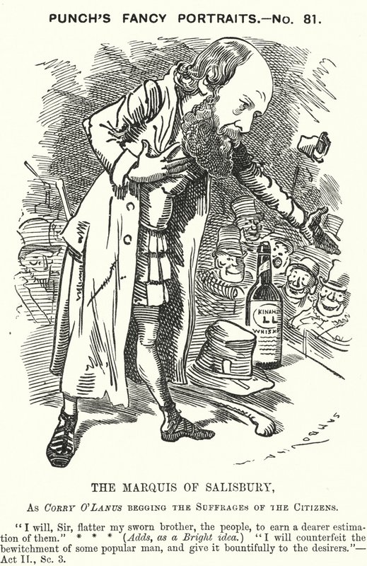 Robert Gascoyne-Cecil, 3rd Marquess of Salisbury, English Conservative politician by Edward Linley (after) Sambourne