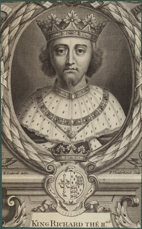 Portrait of King Richard II of England by Edward Lutterell
