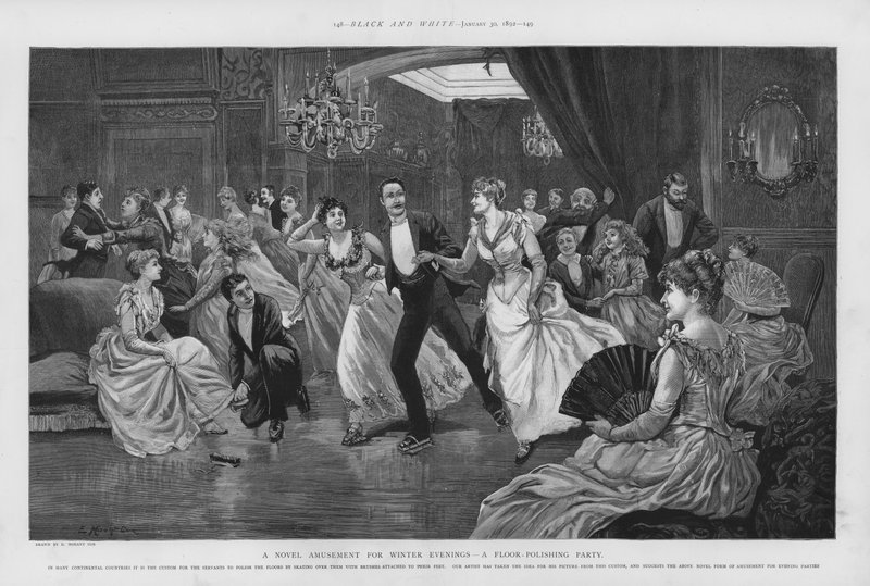 A novel amusement for winter evenings - a floor-polishing party by Edward Morant Cox