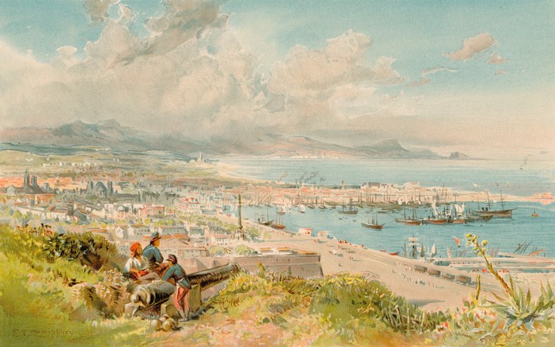Barcelona, from Montjuich by Edward Theodore Compton