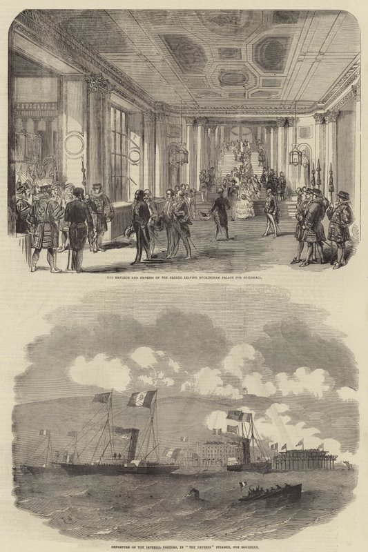 Royal Visit of Napoleon III by Edwin Weedon