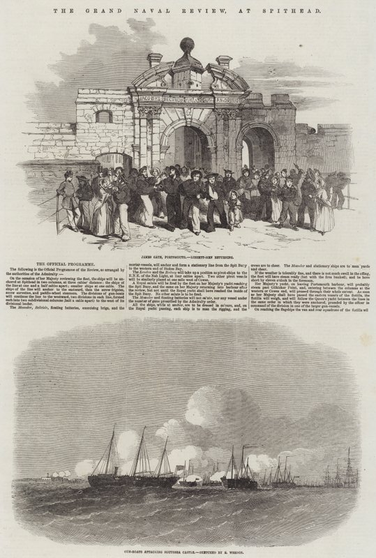 The Grand Naval Review, at Spithead by Edwin Weedon