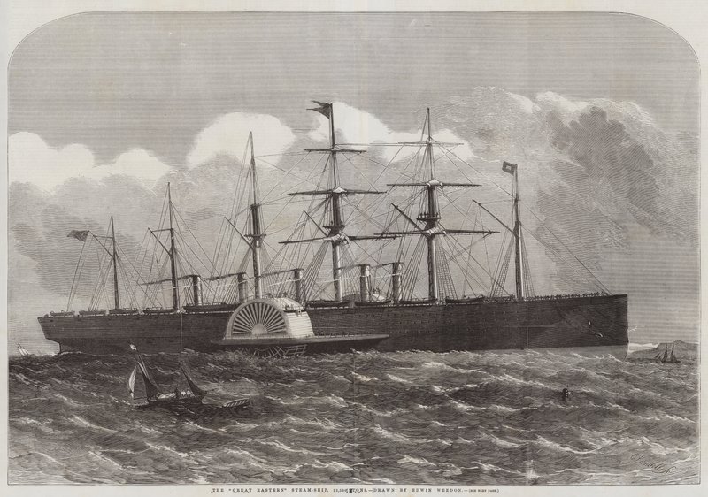 The Great Eastern Steam-Ship, 22,500 Tons by Edwin Weedon