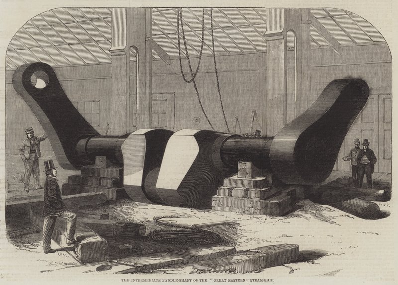 The Intermediate Paddle-Shaft of the Great Eastern Steam-Ship by Edwin Weedon