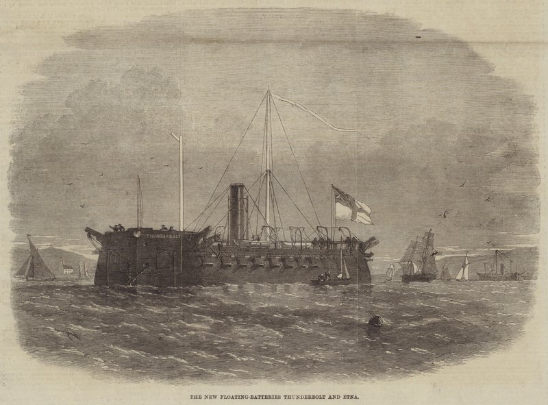 The New Floating-Batteries Thunderbolt and Etna by Edwin Weedon