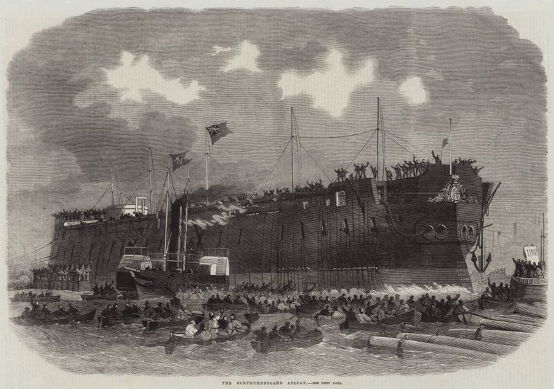 The Northumberland Afloat by Edwin Weedon