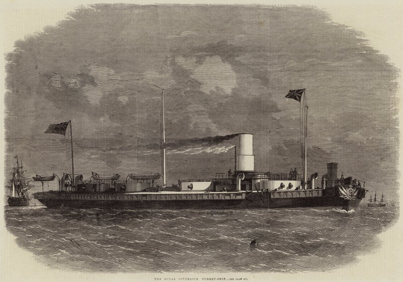 The Royal Sovereign Turret-Ship by Edwin Weedon