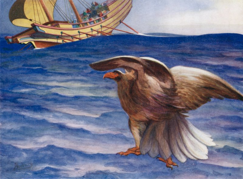 He Cried Eagle! and Became an Eagle, and Flew into the Ship by Edwin Arthur Norbury
