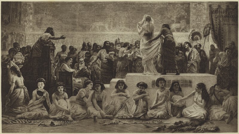 The Babylonian Marriage Market by Edwin Longsden Long