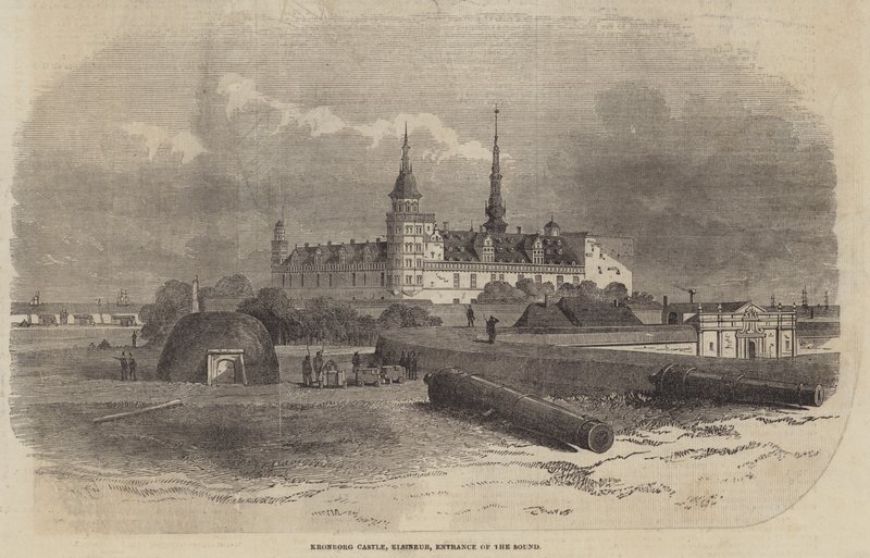 Kronborg Castle, Elsineur, Entrance of the Sound by Edwin Weedon