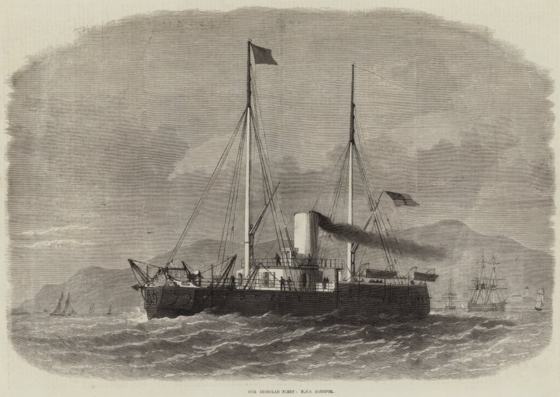 Our Ironclad Fleet, HMS Hotspur by Edwin Weedon