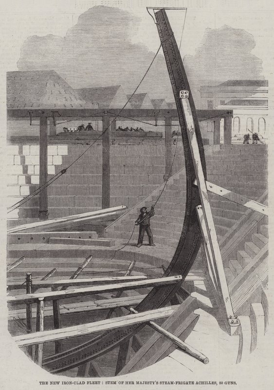 The New Iron-Clad Fleet, Stem of Her Majesty